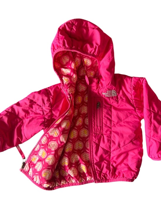 The North Face Other - The North Face Baby Perrito Reversible Jacket 12-18M Pink Hooded Puffer Coat